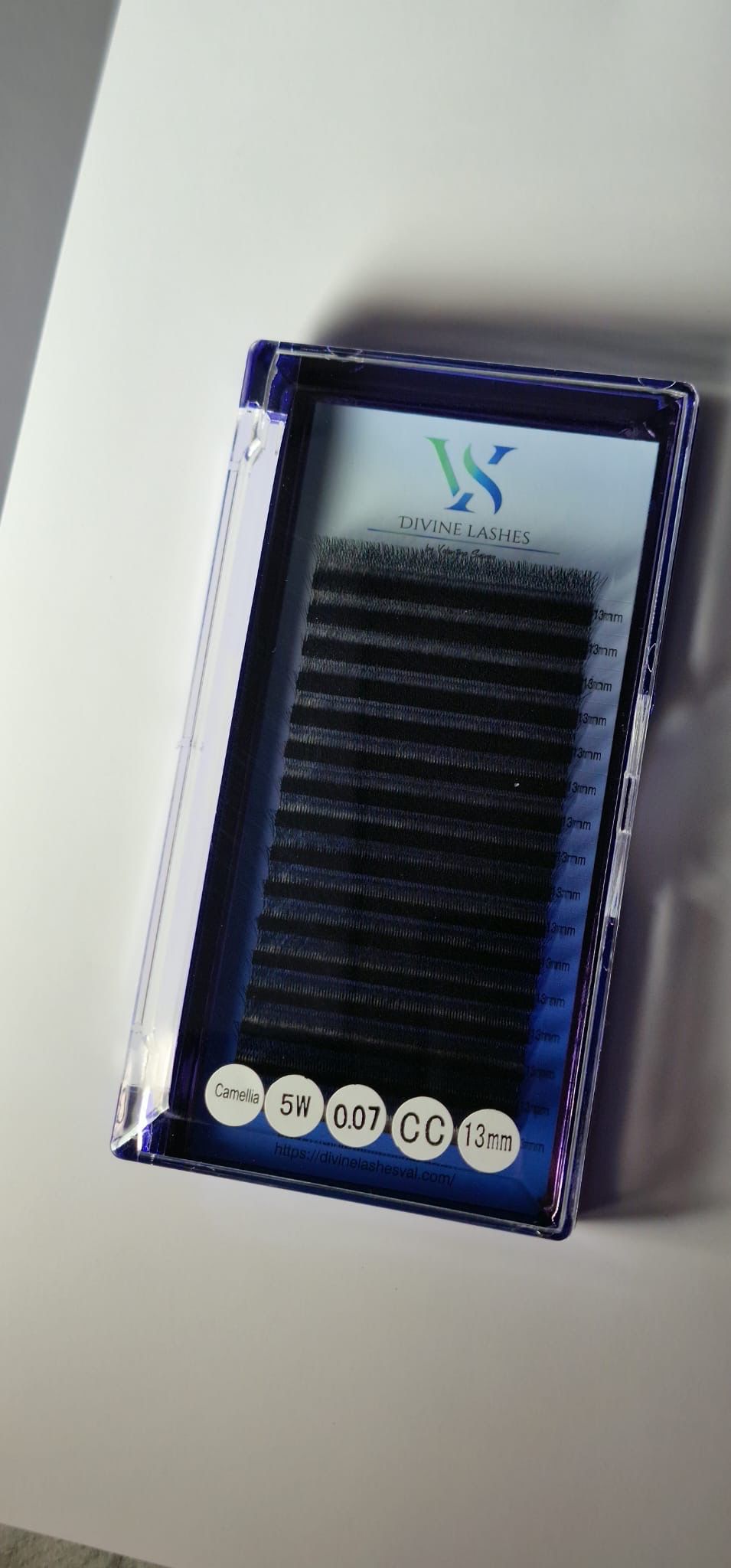5W pine Camelia lashes, curl CC, 0.07, 16 lines