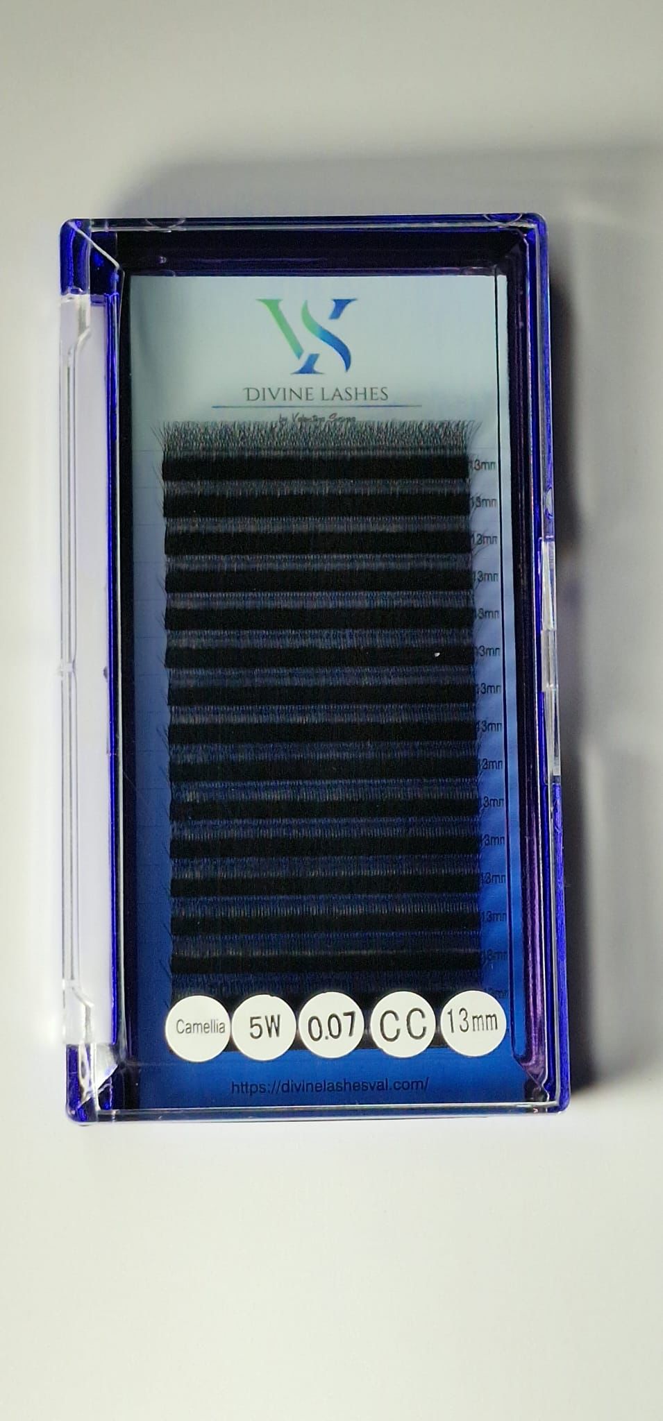 5W pine Camelia lashes, curl CC, 0.07, 16 lines