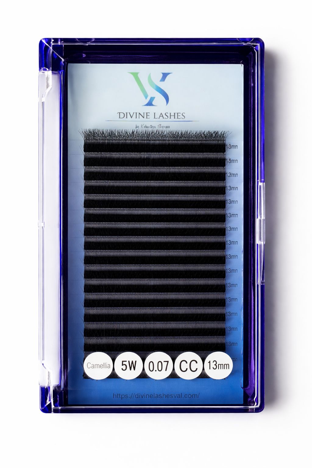 5W pine Camelia lashes, curl CC, 0.07, 16 lines